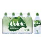 Volvic Natural Mineral Water 1Ltr × 12 × 1