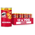Pringles Original Snacking Crisps PMP £1.25 70g × 12 × 1