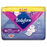 BODYFORM COMFORT & SECURITY MAXI GOODNIGHT £1.49PM10 pack 10s × 12 × 1