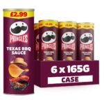 Pringles Texas BBQ Sharing Crisps 6 x 165g PMP £2.99 165g × 6 × 1