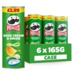 Pringles Sour Cream & Onion PM£2.99 165g × 6 × 1