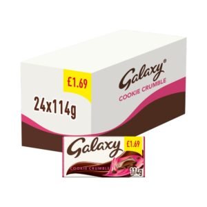 Galaxy Cookie Crumble & Milk Chocolate Block Bar £1.69 PMP 114g