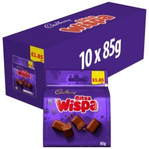 Cadbury Wispa Chocolate £1.85   85g × 10 × 1