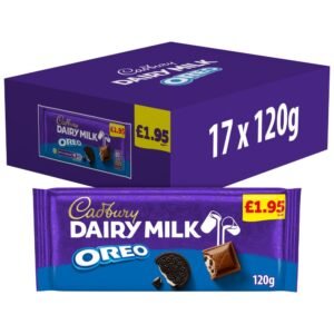 Cadbury Dairy Milk Oreo Chocolate Bar £1.95 120g × 17 × 1