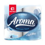 AROMA TOILET ROLL FRAGRANCED  BLUE PMP £1