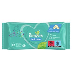 PAMPERS BABY WIPES SCENTED 12 x 52'S x1