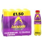 Lucozade Energy Drink Caribbean Crush PMP £1.50 500ml × 12 × 1