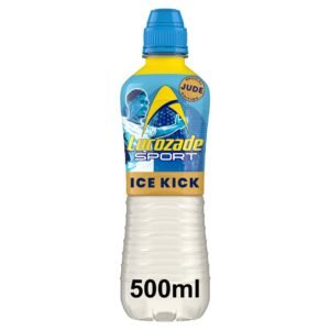 Lucozade Sport Drink Ice Kick Jude Bellingham Edition 500ml PMP £1 .50 500ml × 12 × 1