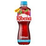 Ribena Strawberry No Added Sugar Juice Drink PMP £1.35 500ml × 12 × 1