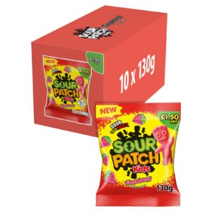 SOUR PATCH KIDS STRAWBERRY BAG  PM £1.50 10 x 130G x 1