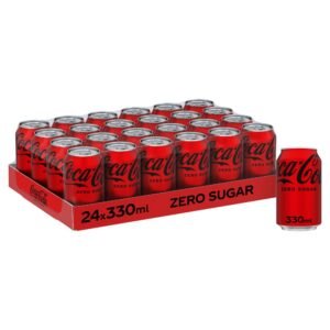 Coca-Cola Zero Sugar  Cans 330ml × 24 × 1
