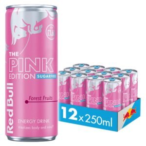 Red Bull The Pink Edition Sugarfree Forest Fruits Energy Drink PM 1.65 250ml × 12 × 1