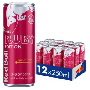 Red Bull Energy Drink Ruby Edition 250ml 12 Pack PM 1.65 250ml × 12 × 1