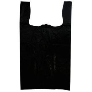 FALCON BLACK MEDIUM CARRIER BAGS 11X17X21 100sx10x1