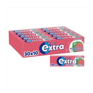 Extra Chewing Gum Sugar Free Watermelon x10 Pieces 10pce × 30 × 1