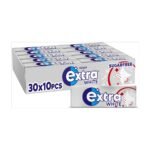 Extra White Chewing Gum Sugar Free x10 Pieces Pce × 30 × 1