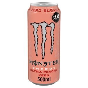 Monster Energy Drink Ultra Peachy Keen 500mlx12 PM £1.65