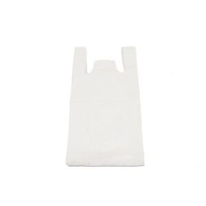 FALCON WHITE MEDIUM CARRIER BAGS 11X17X21 100pk x 10 x 1