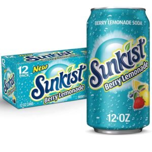 American Sunkist Berry Lemonade 355 ml x 12x 1