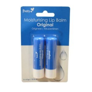 PRETTY MOISTURISING LIP BALM  ORIGINAL 2x4.3g x 12