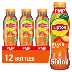 Lipton Peach Ice Tea Bottle PMP £1.35 500ml × 12 × 1