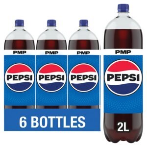 Pepsi Cola Bottle PMP £2.29  2Ltr × 6 × 1
