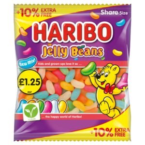 HARIBO Jelly Beans Share Bag PMP £1.25 154g × 12 × 1