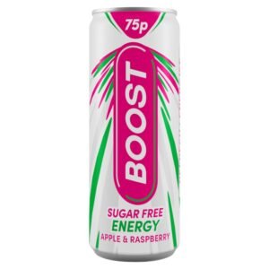 Boost Sugar Free Energy Apple & Raspberry PM 75P 250ml × 24 × 1