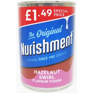 Nurishment The Original Hazelnut Swirl Flavour Fusion Milk Drink PM £1.49 400g × 12 × 1