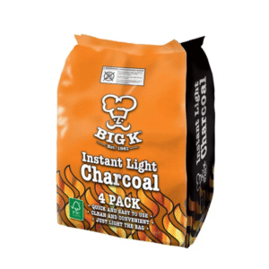 Big k Instant Light Lumpwood Charcoal 4 Pack