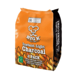 Big k Two Individual Bags of Instant Light Lumpwood Charcoal 2 Pack