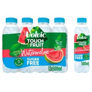 Volvic Touch of Fruit Sugar Free Watermelon Natural Flavoured Water 50Cl×12×1