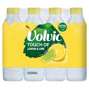 Volvic Touch of Lemon & Lime 12 x 500ml 50Cl × 12 × 1