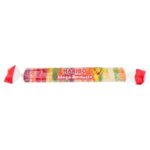 HARIBO Mega Roulette Jelly Fruit Sweets Fun Size Pack  45g×40×1