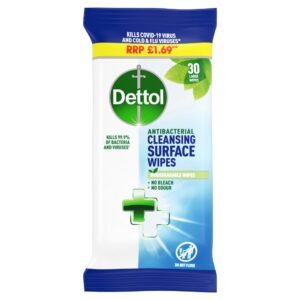 DETTOL SURFACE WIPES PM £1.69 10 x 30S x 1