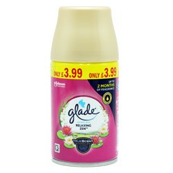 Glade auto refill relaxing zen PMP £3.99