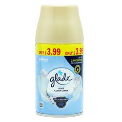 Glade auto refill clean linen  PMP £3.99