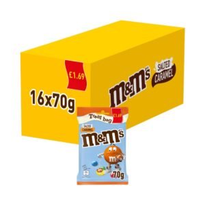 M&M's Salted Caramel Milk Chocolate Treat Bag £1.69 PMP 70g 70g × 16 × 1