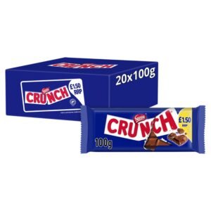 Crunch Milk Chocolate Sharing Bar 100g PMP £1.50 100g × 20 × 1