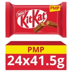 KitKat 4 Finger Milk Chocolate Bar 41.5g PMP 75p Sgl × 24 × 1