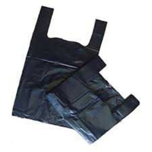 Falcon Black Plastic Bottle Carrier Bags 19x32x44cm 2000 Bags