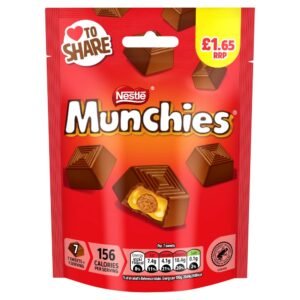 Munchies Milk Chocolate & Caramel Sharing Bag 81g PMP £1.65 81g × 10 × 1