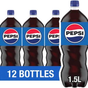 Pepsi Bottles 12 x 1.5L 1.5 Ltr × 12 × 1