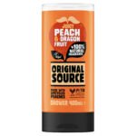 ORIGINAL SOURCE BODY WASH PEACH & DRAGON FRUIT  400ML × 6 × 1