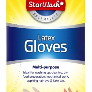 Latex Gloves Medium 16pk x 1