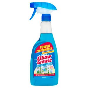 ELBOW GREASE GLASS CLEANER WITH VINEGAR 500ML × 8
