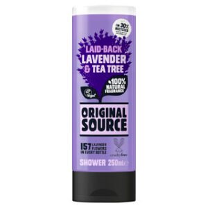 ORIGINAL SOURCE - LAVENDER & TEA TREE 250ML × 6 × 1