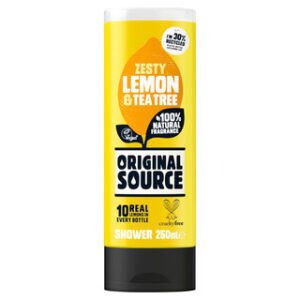 ORIGINAL SOURCE - LEMON & TEA TREE 250ML × 6 × 1