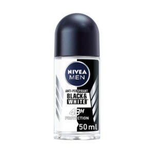 NIVEA MENS ROLL ON - BLACK & WHITE 50ML × 6 × 1