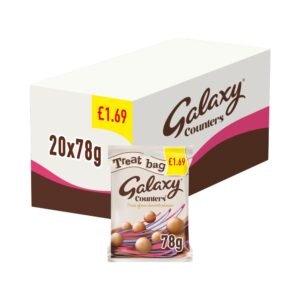 Galaxy Counters Milk Chocolate Buttons Treat Bag £1.69 PMP 78g 78g × 20 × 1